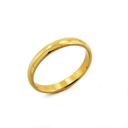 4MM GOLD PLAIN BAND RING 81-640-4