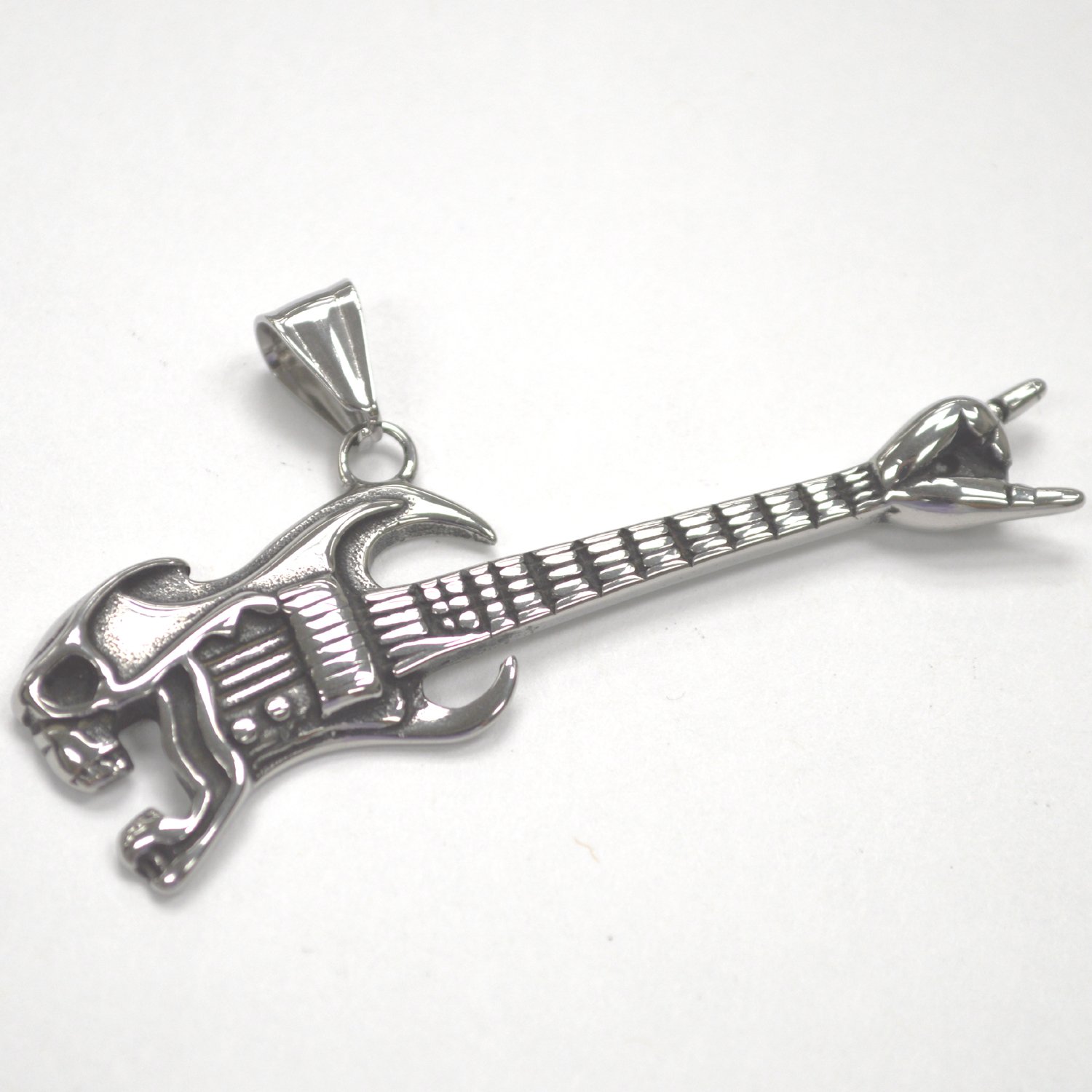 Rock Hip Hop Skull Guitar Pendant 86-2927