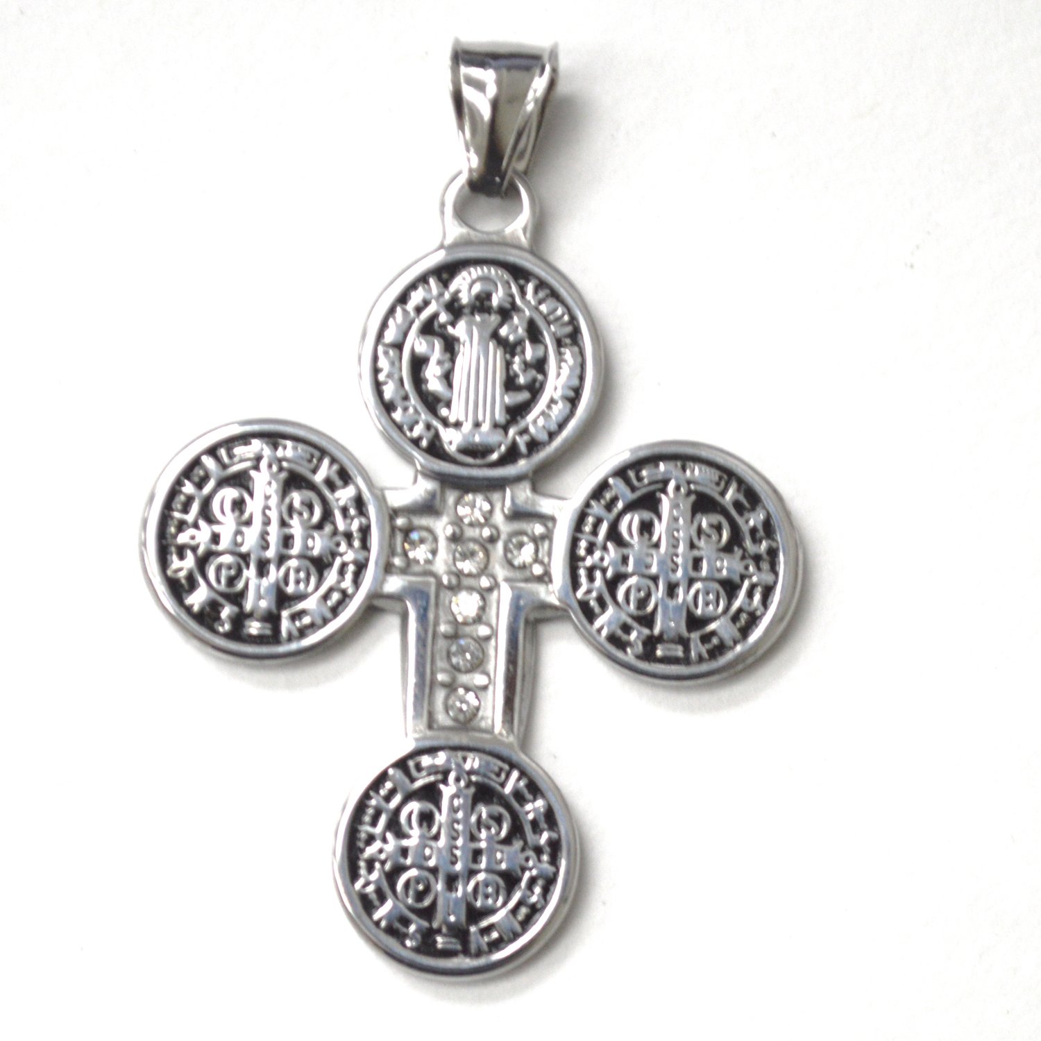 San Beneto Cross Stainless Steel Pendant 86-2994S