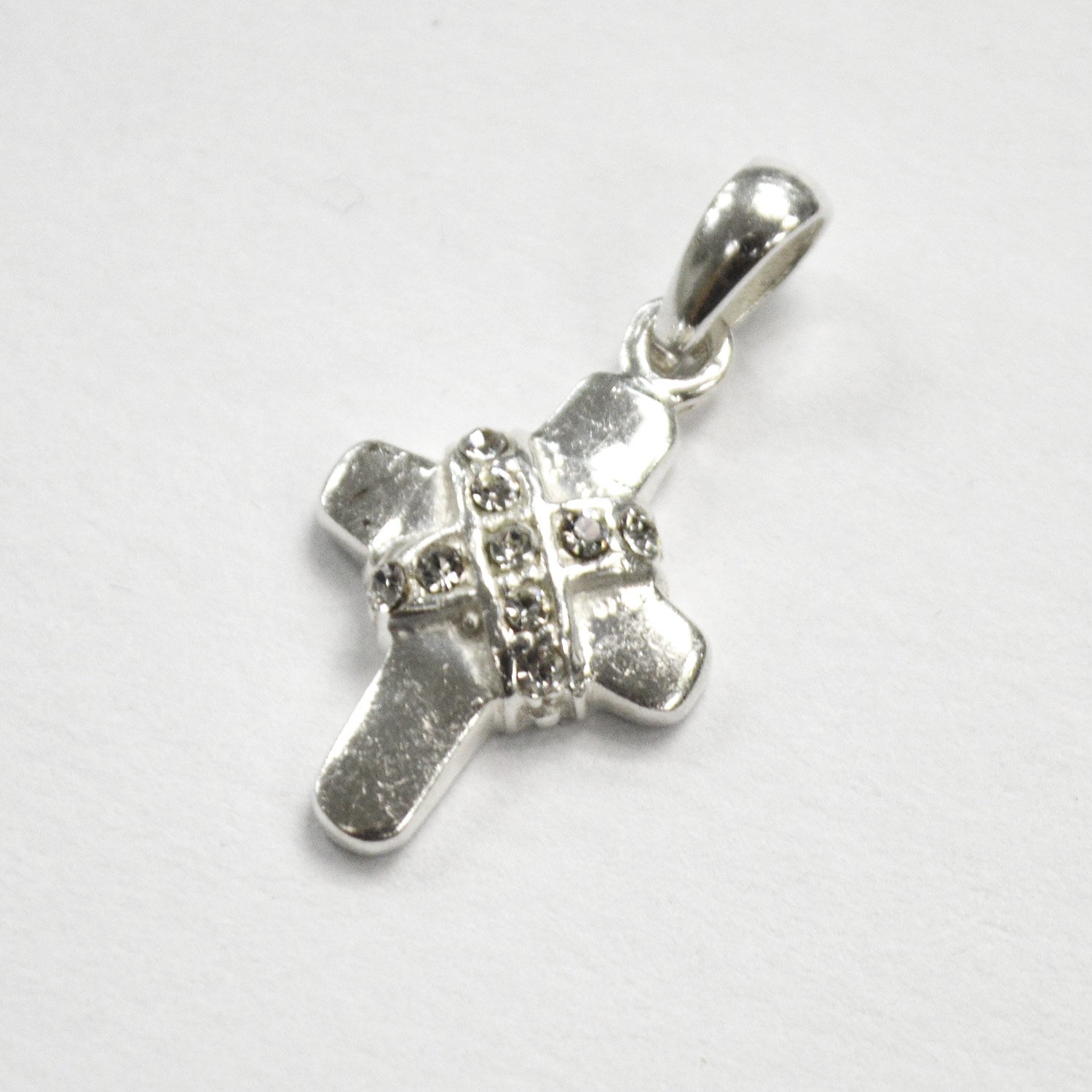 CZ Stone Pendant Sterling Silver 562046