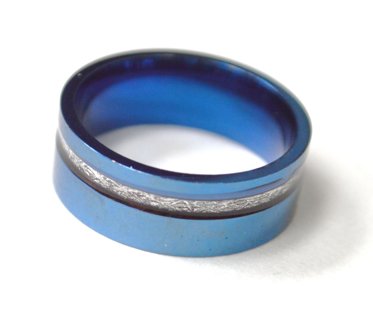 Rainbow Band Stainless Steel Ring 81-1649