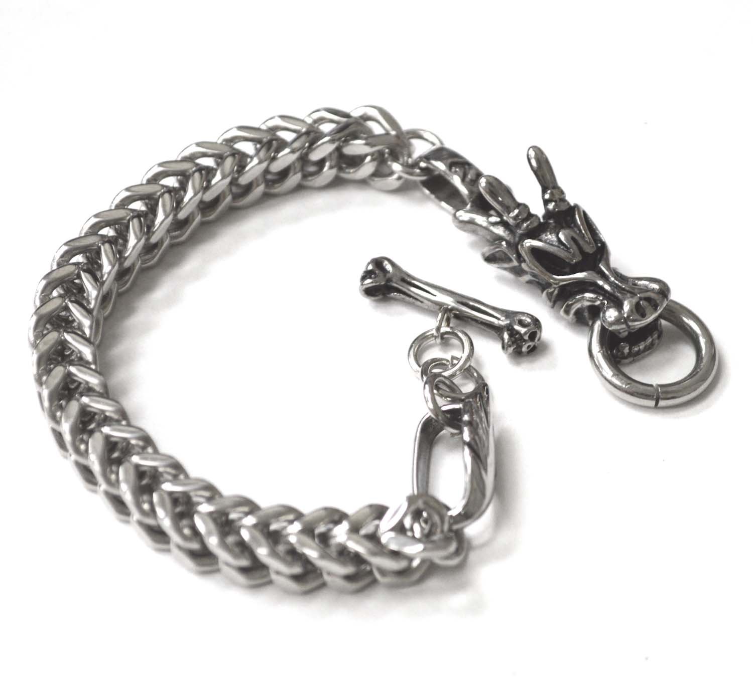 Dragon Head Franco Link Bracelet 84-1866