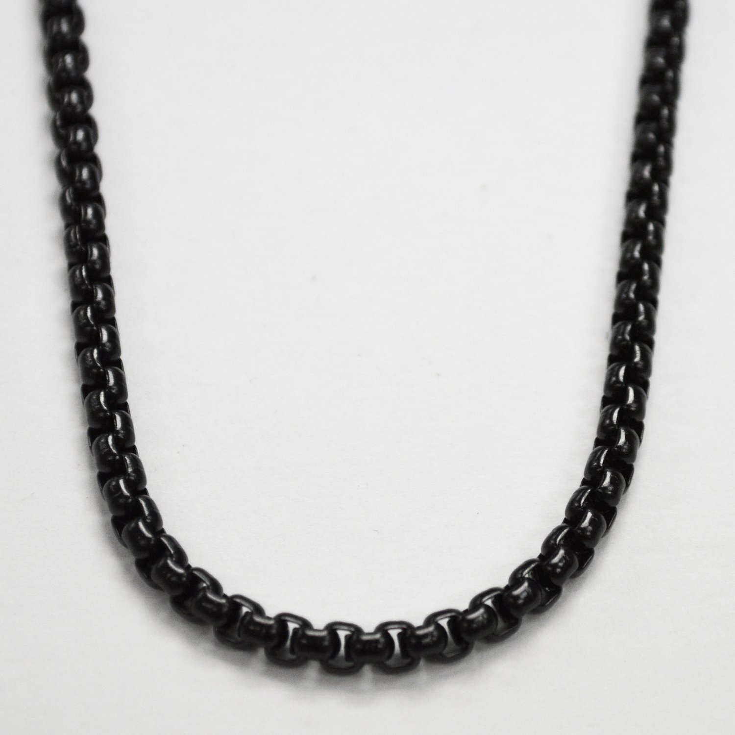 4mm Black Sq ROLO Chain 85-207B-4