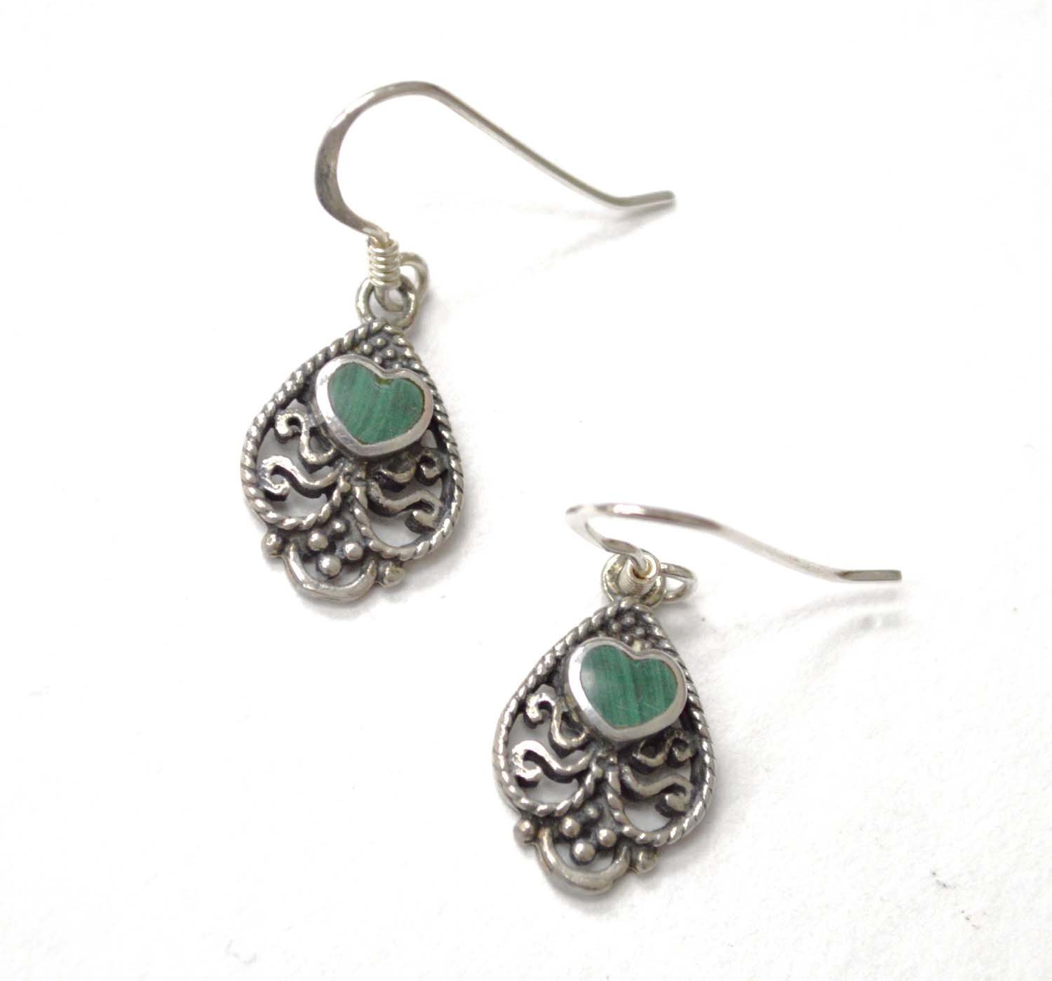 Sterling Silver Stone Earrings 53-5285M