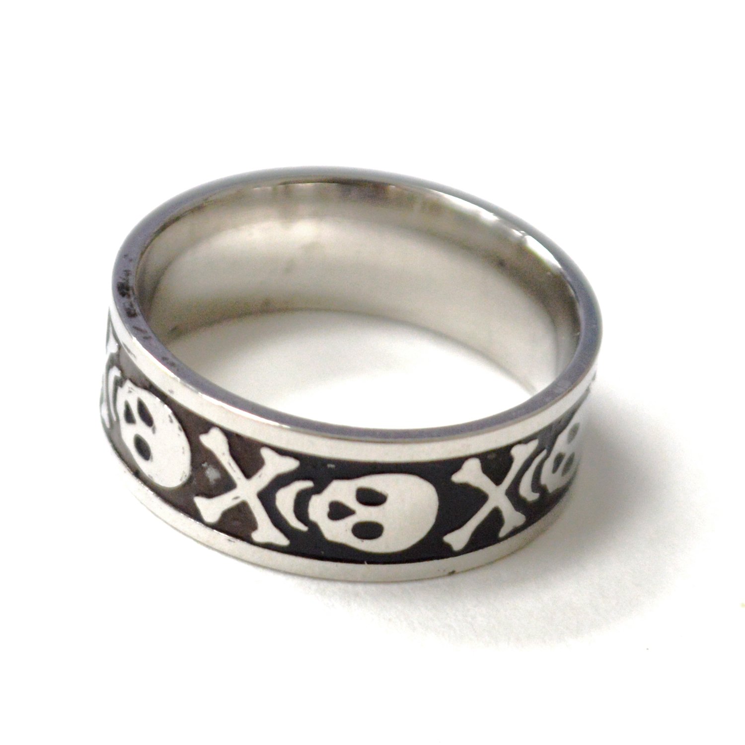 Cross Bone Stainless Steel Ring 81-1800